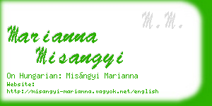 marianna misangyi business card