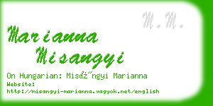 marianna misangyi business card